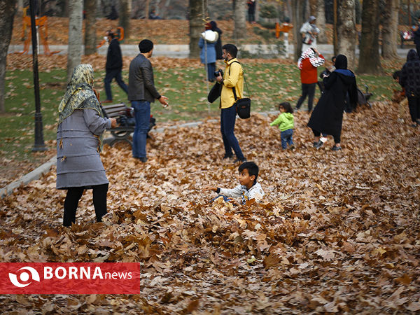 واپسین روزهای پاییزی تهران
