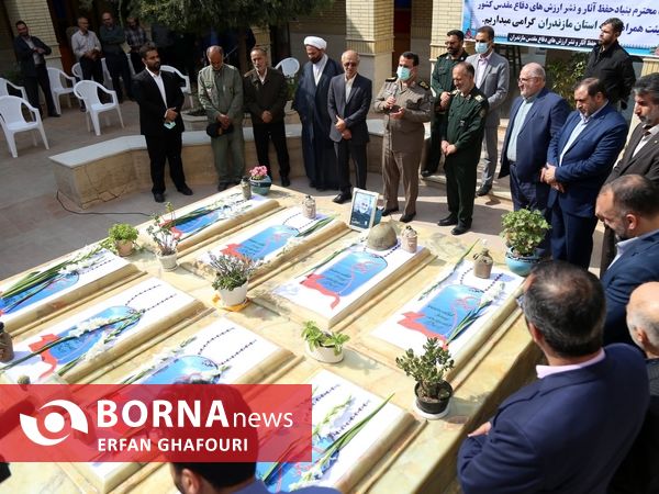 عطرافشانی یادمان شهدای گمنام ساری در هفته پارالمپیک