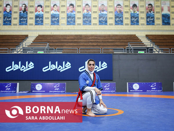 فاطمه فتاحی جویباری-۲۴ ساله ، از جویبار ،عضو تیم ملی کشتی آلیش 