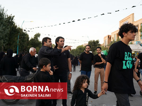 اجتماع دسته های عزاداری در امیر چقماق یزد