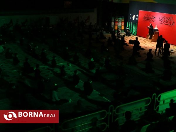 عزاداری سیدالشهدا در مجموعه ورزشی ۱۷ شهریور آبادان