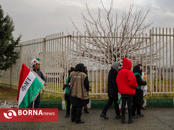 در حاشیه ورزشگاه آزادی پیش از دیدار ایران و عراق