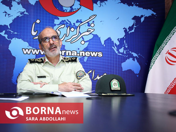 حضور فرمانده قرارگاه مرکزی مهارت آموزی نیروهای مسلح در خبرگزاری برنا