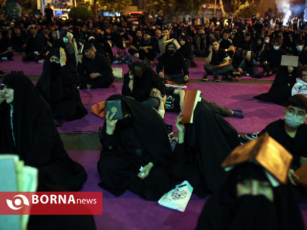 مراسم احیاء شب بیست ویکم ماه مبارک رمضان - میدان فلسطین