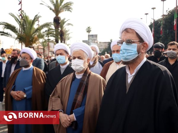 تشییع پیکر "آیت الله سید مجتبی رودباری" _ رشت