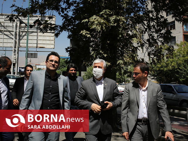 حضور حمید سجادی وزیر ورزش در خبرگزاری برنا