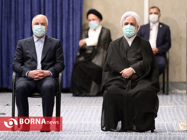 دیدار مسئولان نظام با مقام معظم رهبری