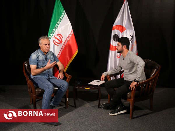 حضور علی فروتن در خبرگزاری برنا