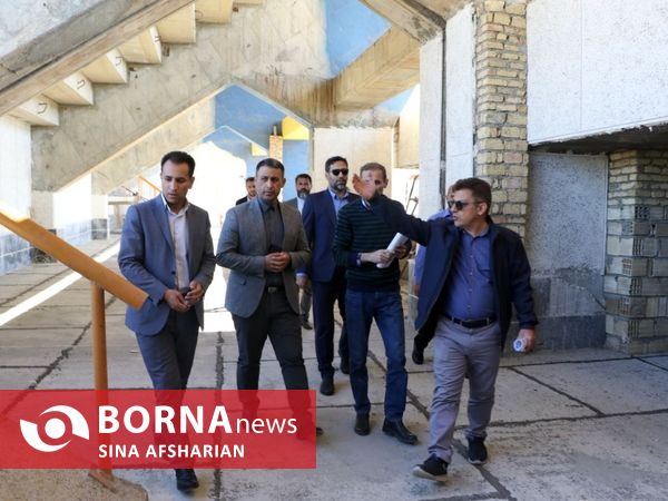 بازدید مدیرعامل شرکت توسعه و نگهداری اماکن ورزشی از ورزشگاه‌های استان آذربایجان‌غربی