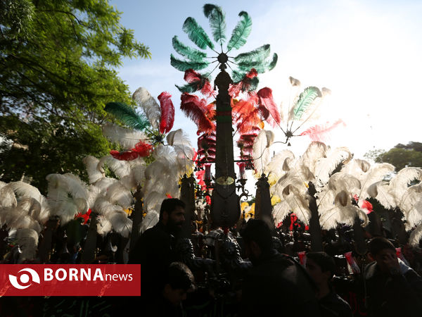 دسته عزای شهادت حضرت علی(ع) در شهر مشهد