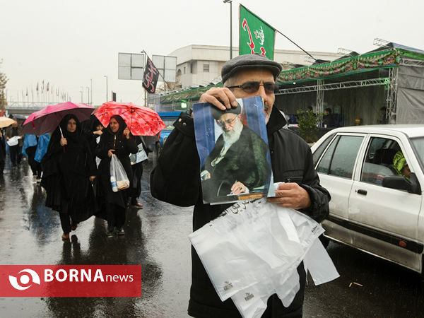 مراسم پیاده روی روز اربعین در تهران