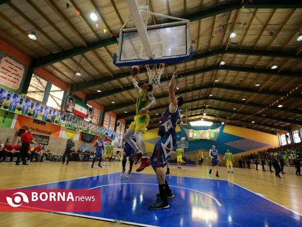 دیدار تیم های بسکتبال پالایش نفت آبادان – شهرداری گرگان