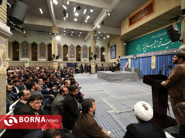 دیدار هزاران نفر از ذاکران اهل‌بیت با رهبر انقلاب اسلامی