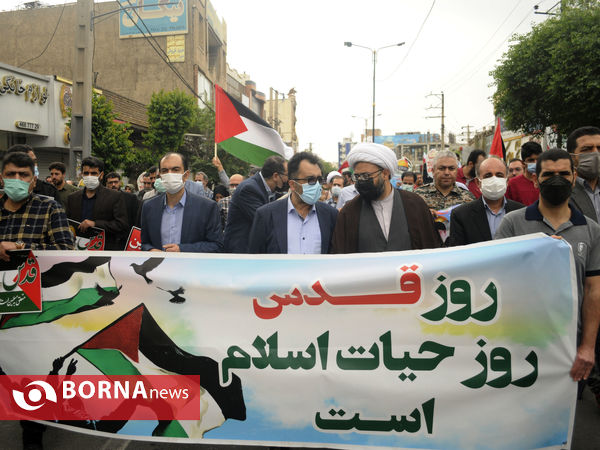 راهپیمایی روز قدس- شهرستان قدس