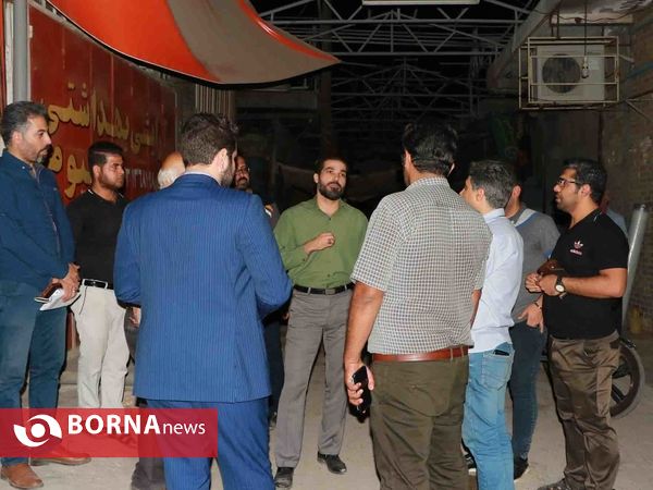 پیگیری وضعیت نابسامان بازار قدیمی و محلی جمشید آباد آبادان