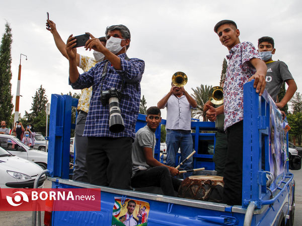 استقبال مردم از قهرمانان فرنگی کار شیرازی