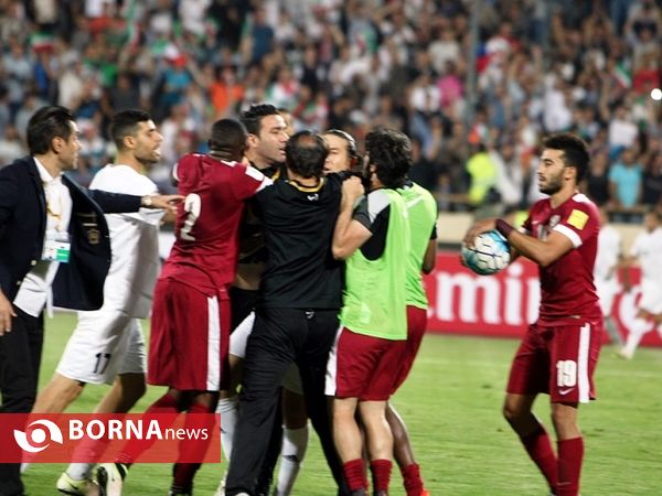 دیدار تیم های ایران - قطر