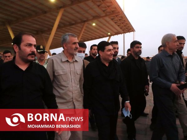 بازدید معاون اول رییس جمهور از مرزهای اربعین خوزستان