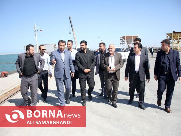 بازدید معاون وزیر صمت از منطقه آزاد انزلی
