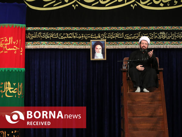 دومین شب عزاداری اباعبدالله الحسین(ع) با حضور رهبر انقلاب