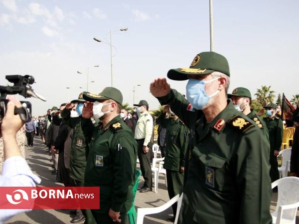 مراسم تشییع پیکر سردار حق