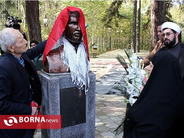 مراسم رونمایی از سردیس یازده سردار شهید گرانقدر رشت