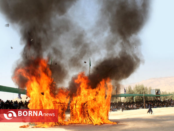 تعزیه روز عاشورا در روستای چاه شرف شهرستان مُهر استان فارس