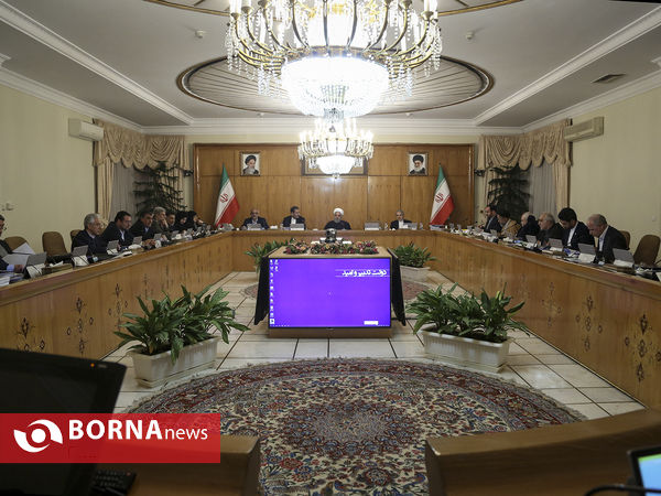 جلسه هیات دولت به ریاست دکتر روحانی