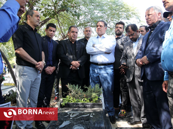 تشییع پیکر جعفر کاشانی پیشکسوت فوتبال