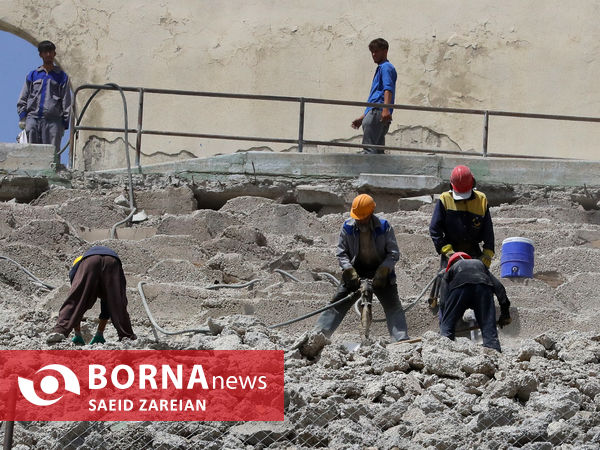 بازدید معاون رئیس جمهور و رئیس سازمان حفاظت محیط زیست از ورزشگاه آزادی