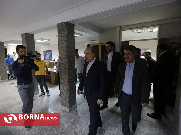 حضور وزیر ورزش و جوانان در خبرگزاری برنا