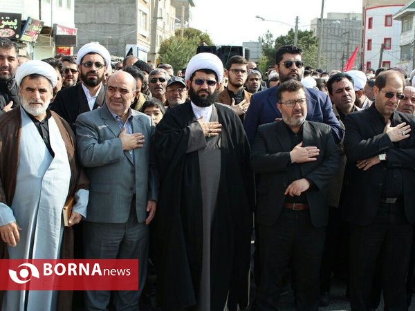 پیاده‌روی جاماندگان اربعین در شهرقدس