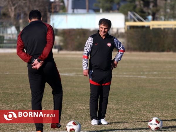 تمرینات نیم فوتبال سپیدرود رشت در تهران