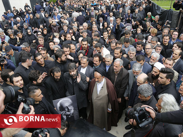تشییع پیکر مرحوم جمشید مشایخی