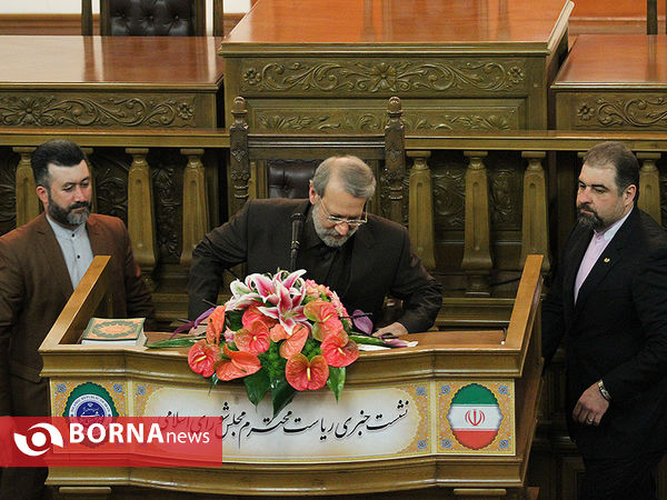 نشست خبری رئیس مجلس شورای اسلامی