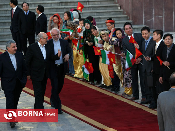 ورود رئیس جمهوری ویتنام به تهران