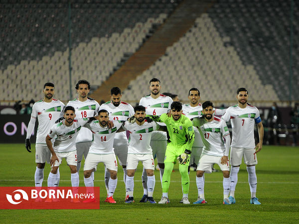 دیدار تیم های فوتبال ایران - امارات