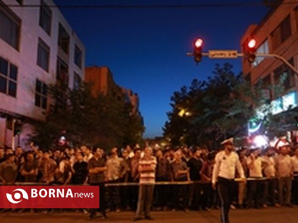 حریق شدید در برج سلمان مشهد