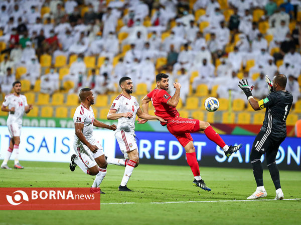 دیدار تیم های فوتبال ایران - امارات