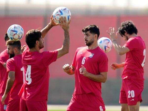 تمرین تیم ملی قبل از دیدار با ولز