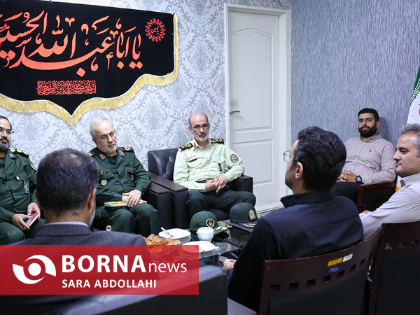 حضور فرمانده قرارگاه مرکزی مهارت آموزی نیروهای مسلح در خبرگزاری برنا