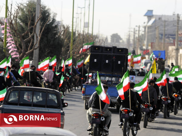 رژه نیروی های موتوری و خودرویی 22 بهمن- شهرستان قدس