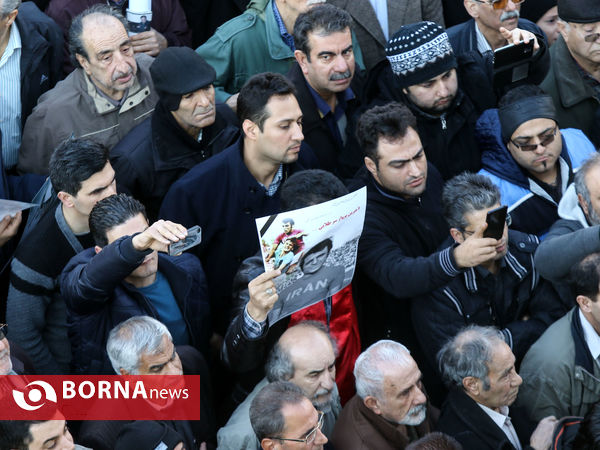 تشییع پیکر مرحوم همایون بهزادی