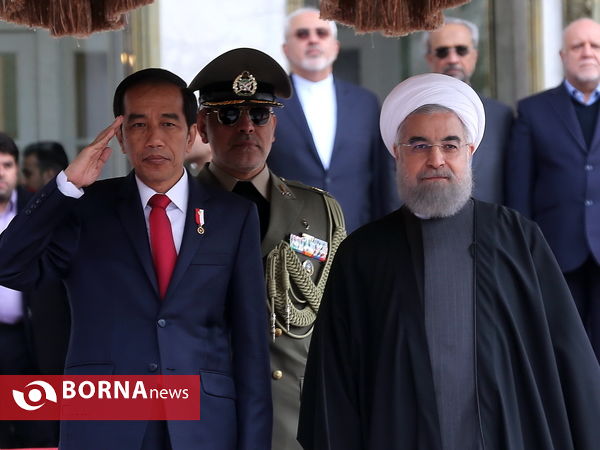 استقبال رسمی دکتر روحانی از رییس جمهوری اندونزی