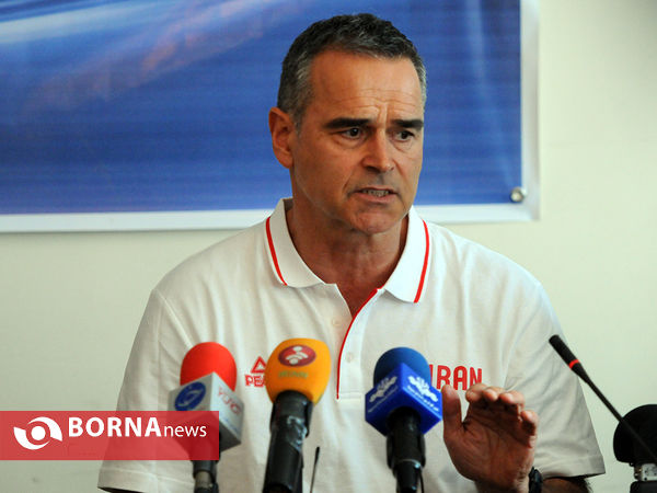 نشست خبری سرمربی تیم ملی بسکتبال ایران