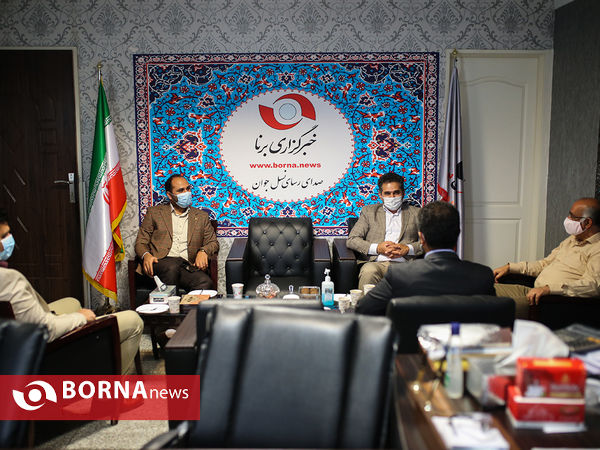 حضور شهردار قائم شهر در خبرگزاری برنا