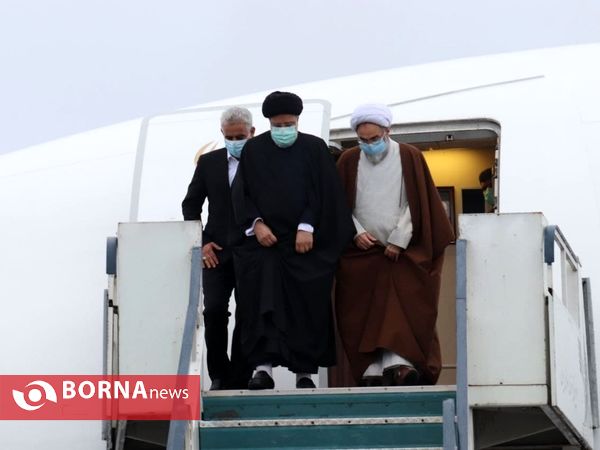 ورود رییس جمهور به رشت