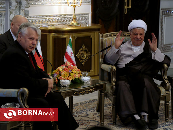  دیدار رییس مجلس سنای لهستان با آیت الله هاشمی رفسنجانی
