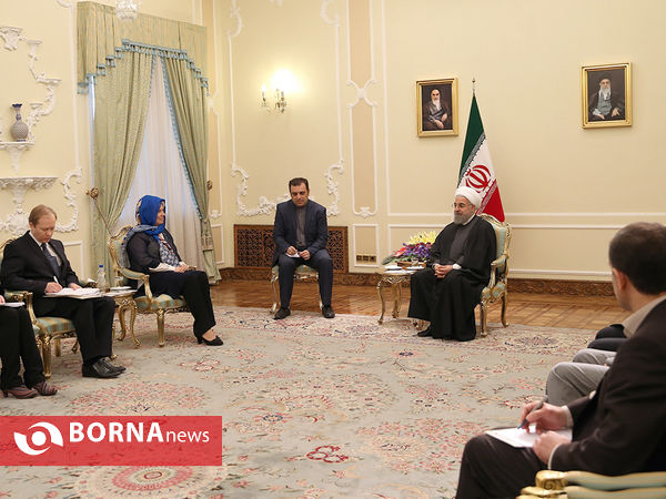 دیدار دکتر روحانی با وزیر امور خارجه استونی