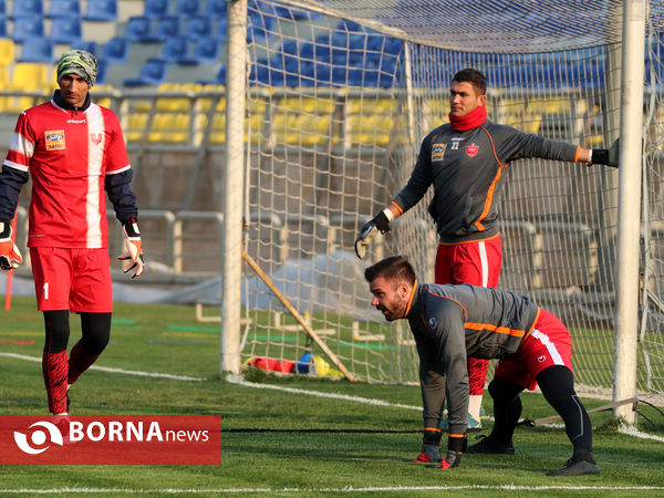 تمرین تیم فوتبال پرسپولیس